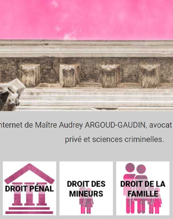 Page Cabinet d'avocat AAG